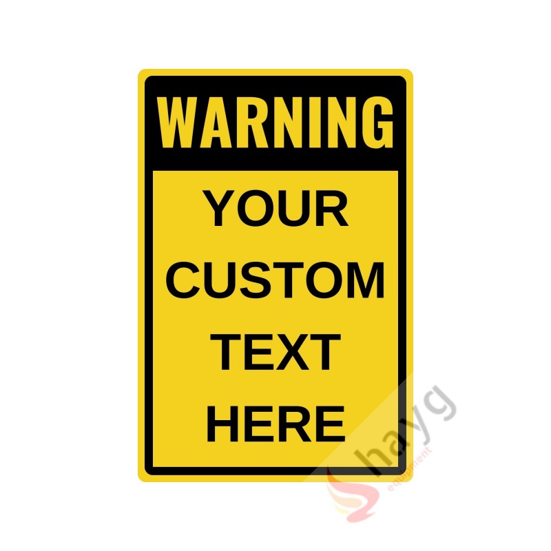 Hayg Equipment Customizable Caution Sign Wholesale Supplier Manufacturer